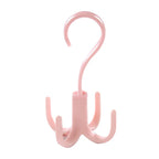 Rotating 4-Claw Hook Rack Multi-Functional Storage Organizers