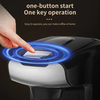 Electric Coffee Maker Stainless Steel Drain Pan Automatic Power Off Suitable for Home Office Use Espresso Capsule Mocha Coffee