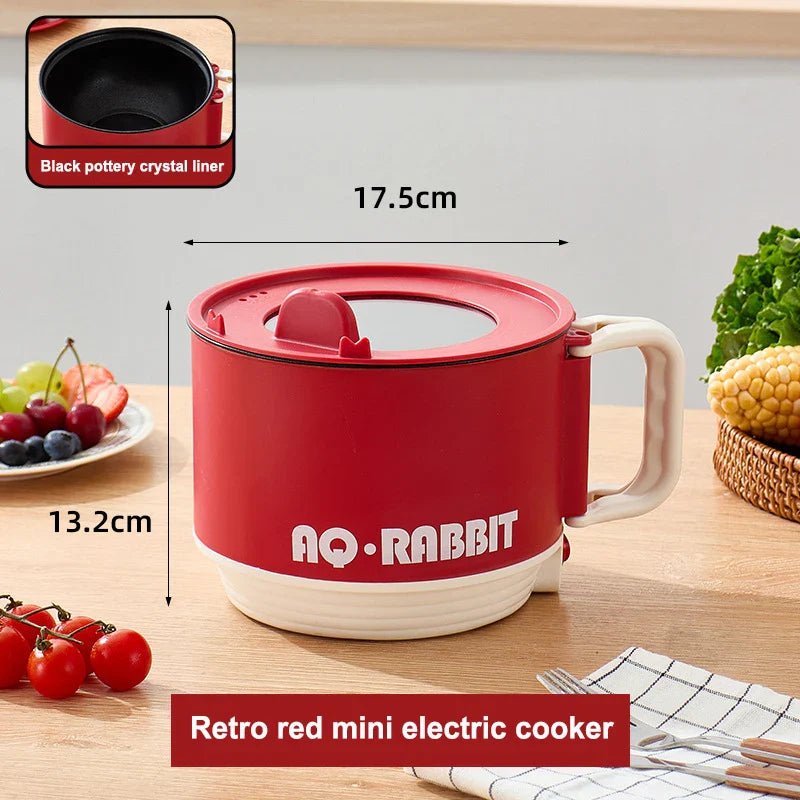 Multifunctional Electric Cooking Pot Portable Small Instant Noodle Pot Small Hot Pot Dormitory Household Electric Cooking Pot